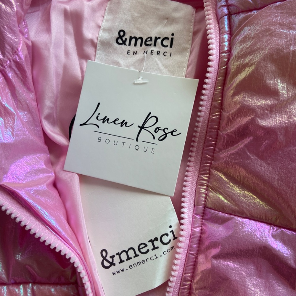 Pink Puffer Jacket - Picture 3 of 4